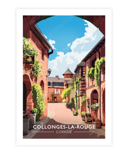 Affiche Collonges-la-Rouge